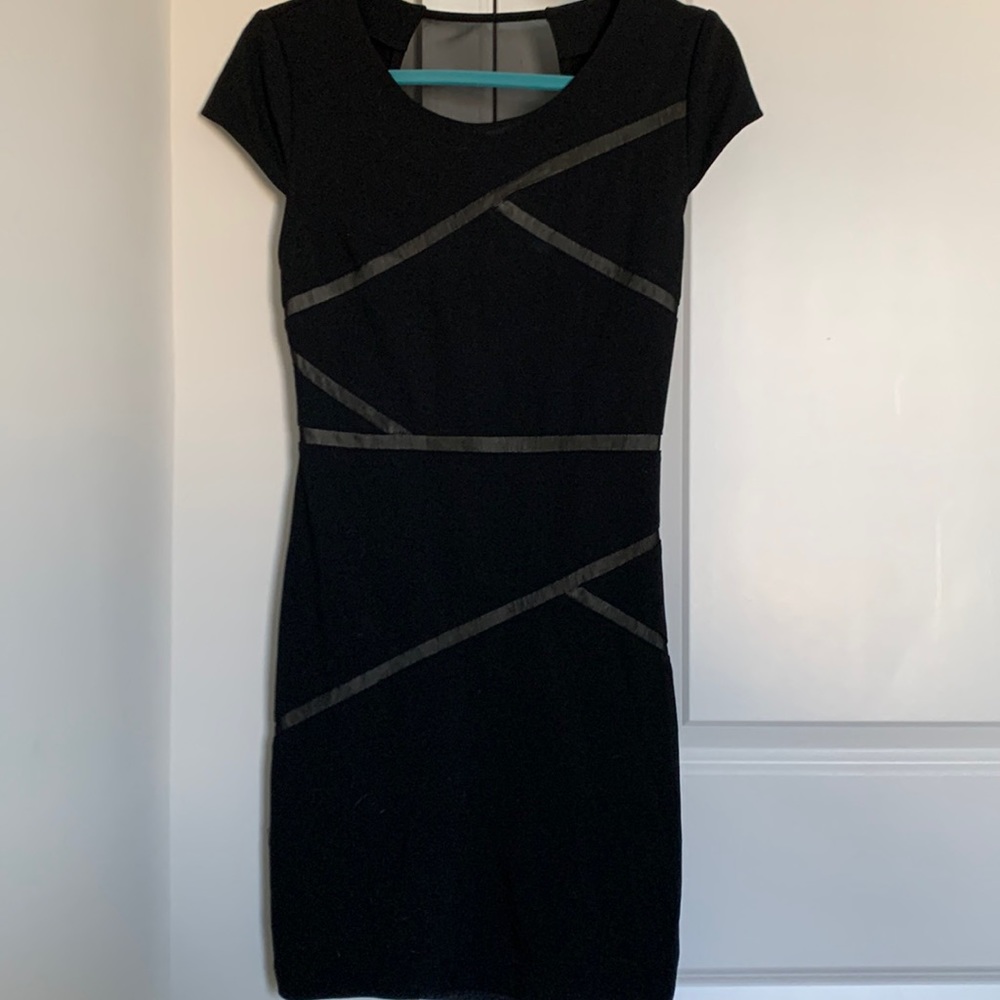 Black mini dress